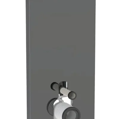 Geberit Monolith Plus - sanitārais modulis stāvošam WC, 114 cm, pieslēgums apakšā, stikls/Lava 131.233.JK.7