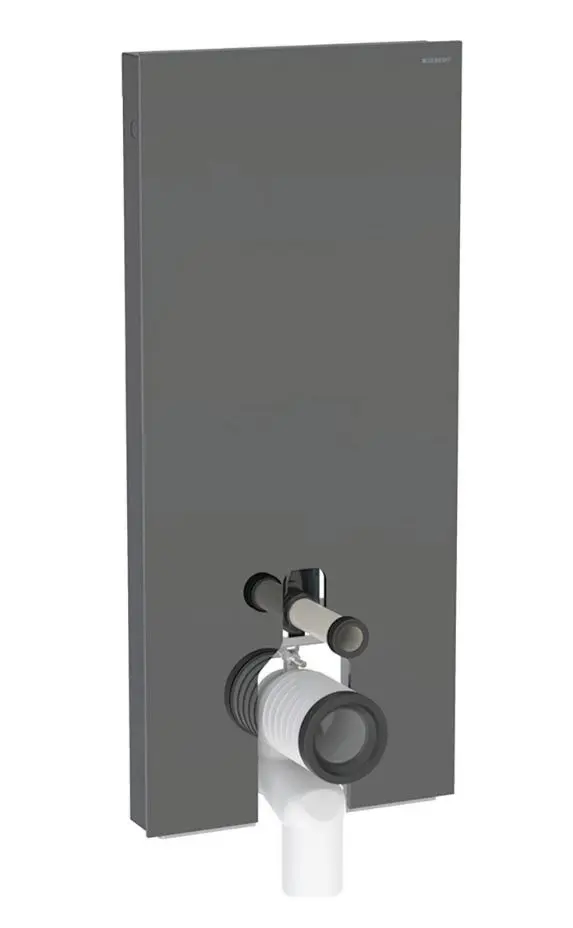 Geberit Monolith Plus - sanitārais modulis stāvošam WC, 114 cm, pieslēgums apakšā, stikls/Lava 131.233.JK.7