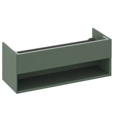 Ravak Lite - izlietnes skapītis 120x45x43 cm, 1 atvilktne, Grey Green X000001870