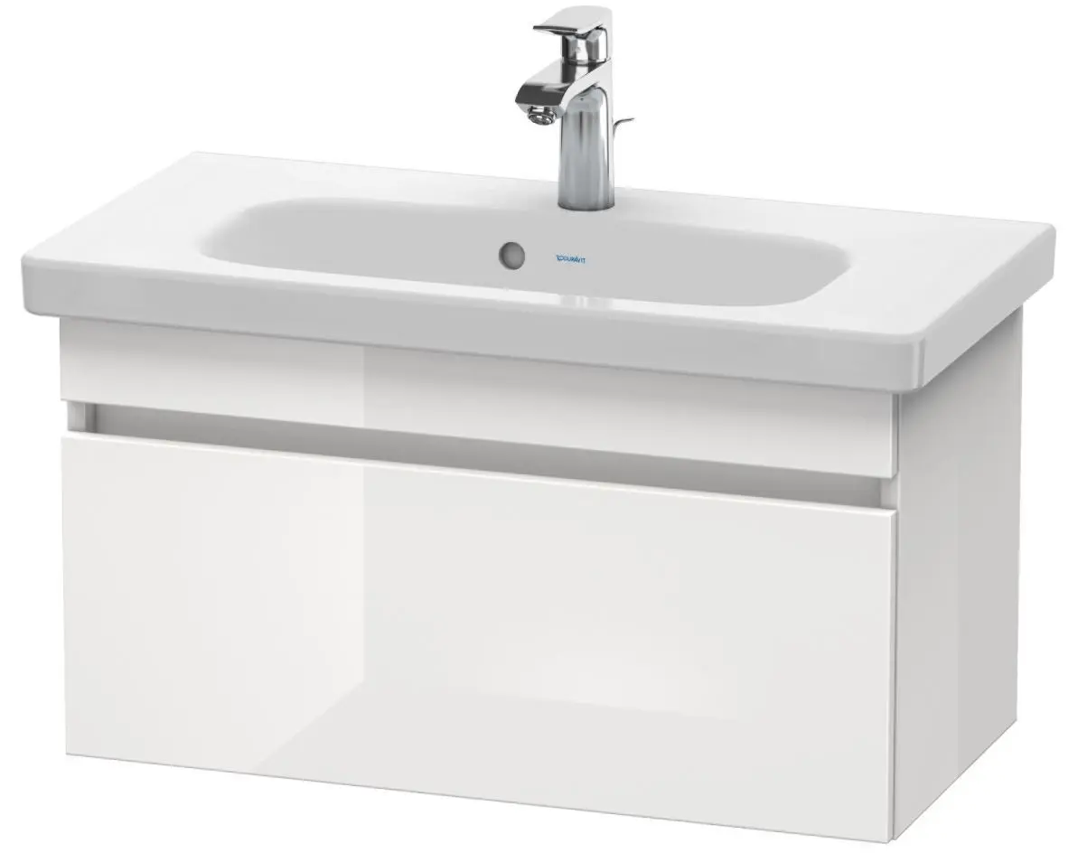 Duravit DuraStyle - izlietnes skapītis Compact, 40x73x37 cm, ar 1 atvilktni, balts spīdīgs DS639902222