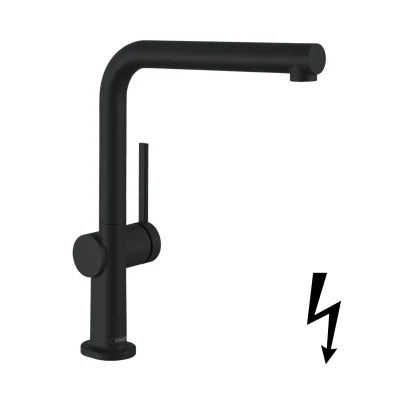 Hansgrohe Talis M54 - virtuves izlietnes maisītājs, matēti melns 72859670