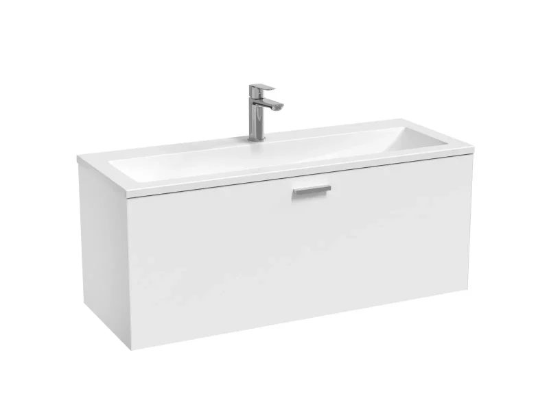 Ravak Clear II - izlietnes apakškabinets 100x38x40 cm, 1 atvilktne, balts spīdīgs X000001643