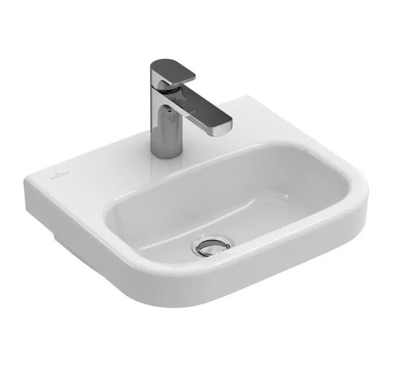 Villeroy & Boch Architectura - roku mazgājamā izlietne 50x38 cm, bez pārplūdes, 1 jaucējkrāna caurums, Alpu balts 43735101