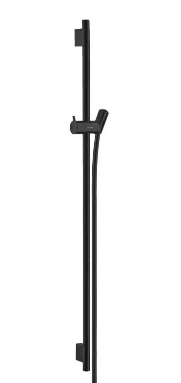 Hansgrohe Unica'S - dušas stienis 90 cm, ar dušas šļūteni, matēti melns 28631670