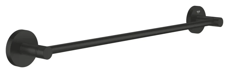 Grohe QuickFix Start - dvieļu turētājs, garums 5 cm, matēti melns 411972430
