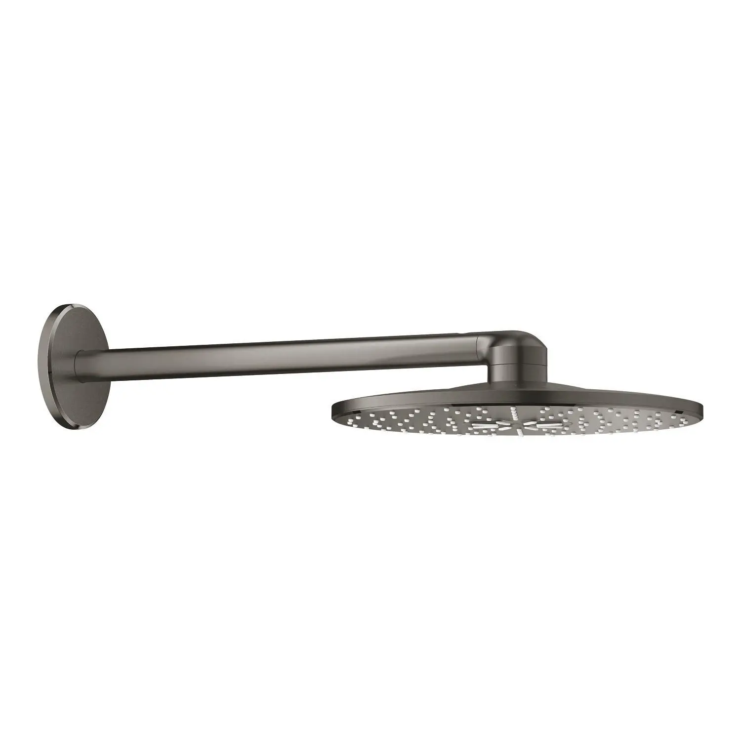 Grohe Rainshower SmartActive - galvas duša 310, dušas sviras 43 cm, 2 strūklu veidi, Hard Graphite birstēts 26475AL0