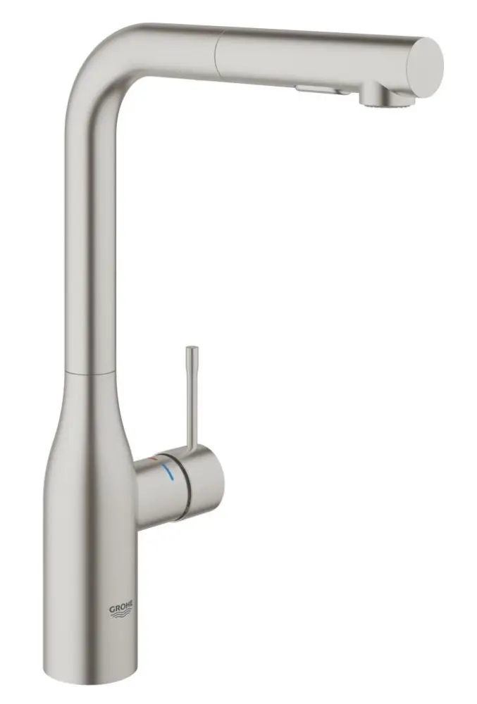Grohe Essence - virtuves izlietnes vienas sviras maisītājs, SuperSteel 30270DC0