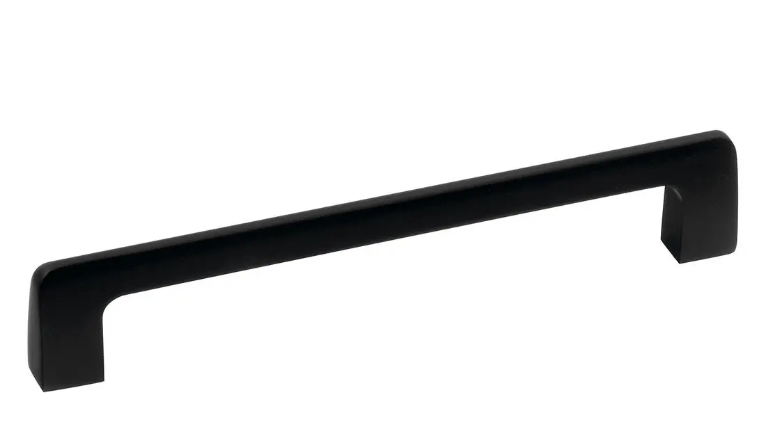 Sapho Accessoires - mēbeļu rokturis, attālums 160 mm, melns matēts S160B