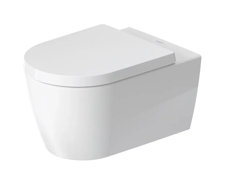 Duravit ME by Starck - pie sienas stiprināms WC, bez apmales, HygieneFlush, DuraShield, balts 257909AA00