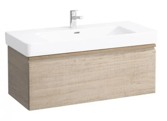 Laufen Pro S - izlietnes skapītis, 101x45x39 cm, 1 atvilktne, gaišs ozols H4835520964791