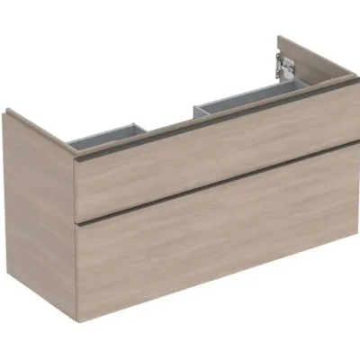 Geberit iCon - izlietnes skapītis, 118x62x48 cm, 2 atvilktnes, ozols 502.306.JH.1