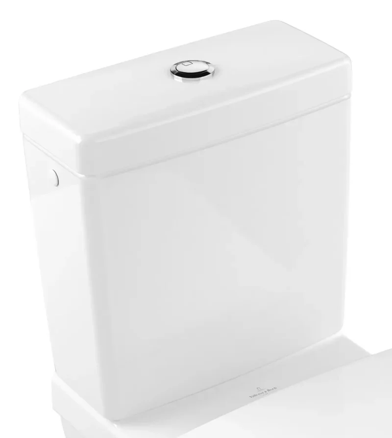 Villeroy & Boch Architectura - skalošanas tvertne kombinētam WC, aizmugures/sānu pievads, Alpu balts 5787G101