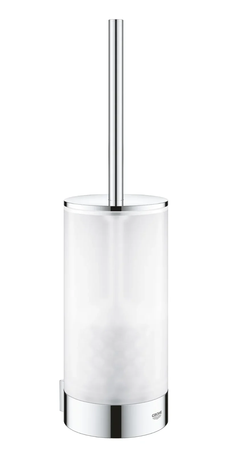Grohe Selection - Tualetes birstes komplekts, stikls / hromēts 41076000