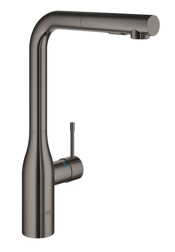Grohe Essence - virtuves izlietnes vienas sviras maisītājs, Hard Graphite 30270A00