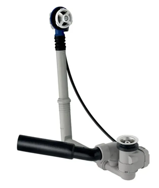 Geberit aksesuāri - noteces un pārplūdes komplekts vannām, garums: 320 mm, hromēts 150.595.00.6