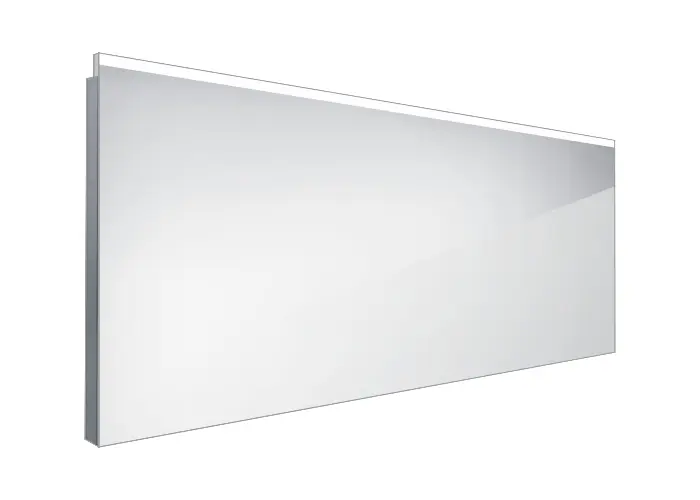 Nimco spogulis - spogulis ar LED apgaismojumu, 120x60 cm, kvadrātveida, alumīnijs ZP 8006