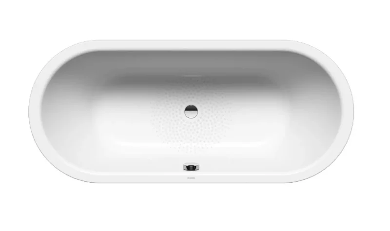 Kaldewei Ambiente - Classic Duo Oval 116, 170x70 cm, pretslīdes, pērļu efekts, balta 292630003001