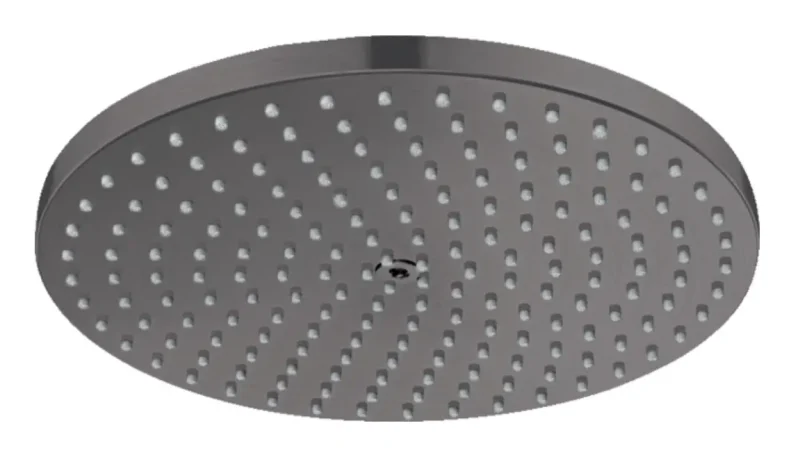Hansgrohe Raindance S - galvas duša, diametrs 24 cm, EcoSmart+, birstēts melns hroms 28821340