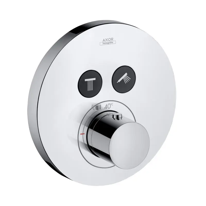 Axor ShowerSelect - termostata maisītājs - zemapmetuma, 2 patērētājiem, hroms 36723000