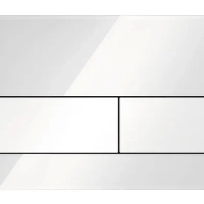 Tece TECEsquare - WC vadības plate, stikls balts 9240800