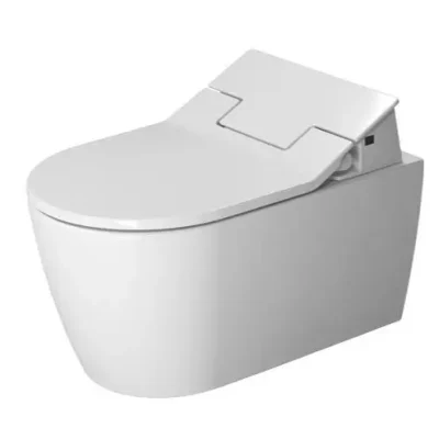 Duravit ME by Starck - dušas WC sēdeklis SensoWash Slim ar WC keramiku, Rimless, SoftClose, alpu balts 631000002004300