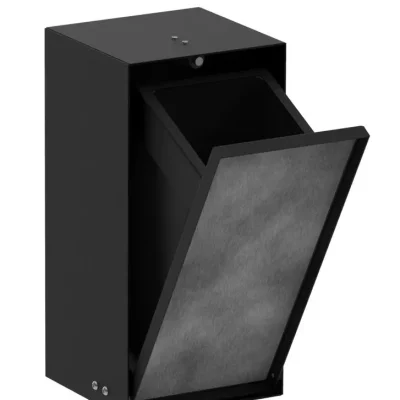 Hansgrohe XtraStoris Rock - zemapmetuma atkritumu tvertne 2,5 l, matēti melna 56063670