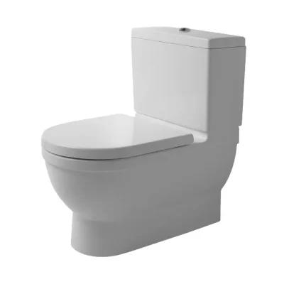 Duravit Starck 3 - stāvošā WC kombinācija, Vario izvads, ar HygieneGlaze, Alpu balts 2104092000