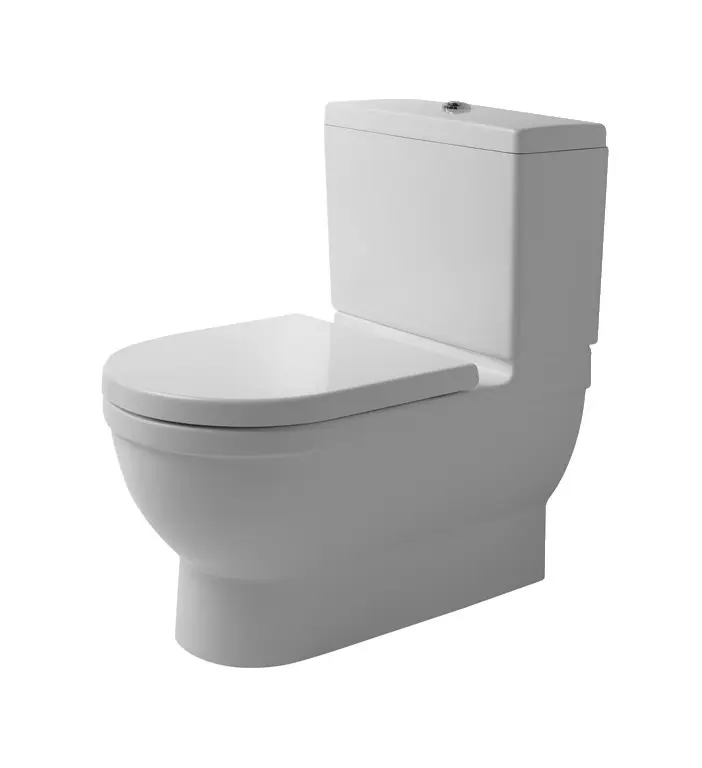 Duravit Starck 3 - stāvošā WC kombinācija, Vario izvads, ar HygieneGlaze, Alpu balts 2104092000