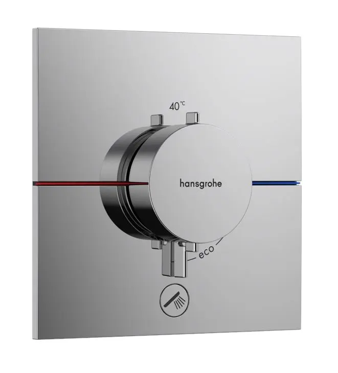 Hansgrohe ShowerSelect Comfort - zemapmetuma termostata maisītājs, hroms 15575000