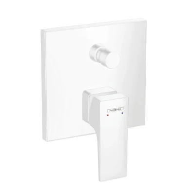Hansgrohe Metropol - vannas maisītājs - zemapmetuma, ar integrētu drošības kombināciju, baltmatēts 32546700