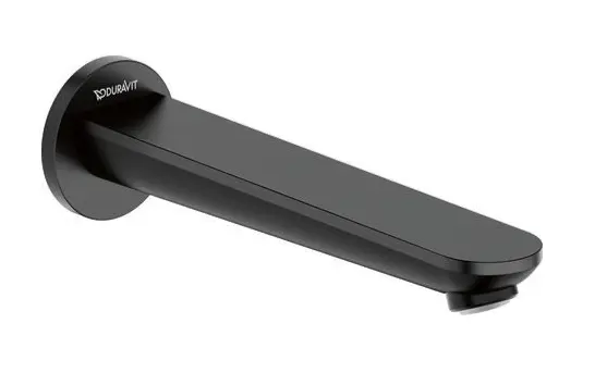 Duravit Wave - vannas ieplūde, matēti melns WA5240010046