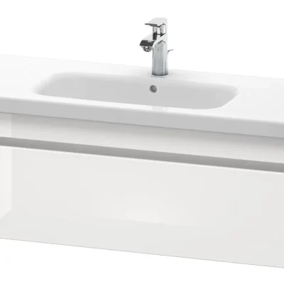 Duravit DuraStyle - izlietnes skapītis 40x113x45 cm, ar 1 atvilktni, balts spīdīgs DS639502222