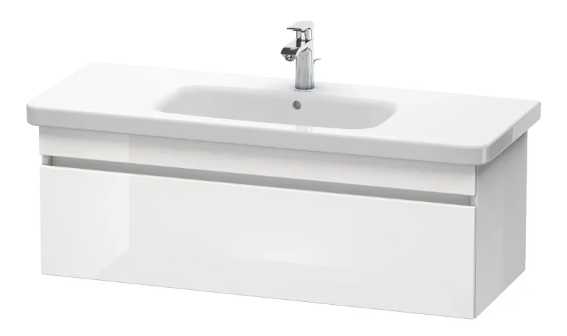 Duravit DuraStyle - izlietnes skapītis 40x113x45 cm, ar 1 atvilktni, balts spīdīgs DS639502222