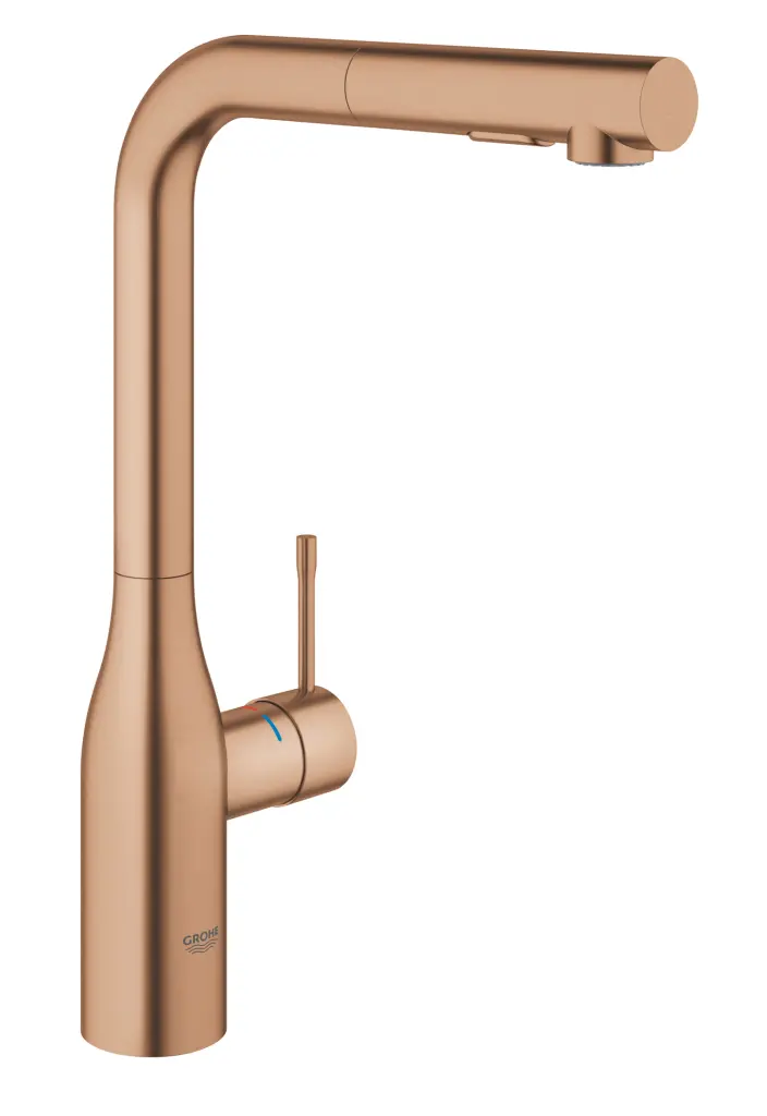 Grohe Essence - virtuves izlietnes vienas sviras maisītājs, Warm Sunset matēts 30270DL0