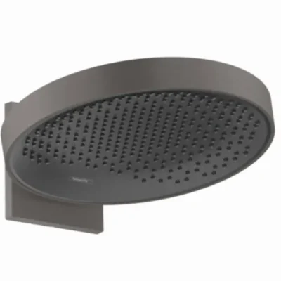 Hansgrohe Rainfinity - galvas duša 360 ar pieslēgumu, 1 strūklas veids, hroms melns birstēts 26230340