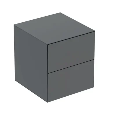 Geberit ONE - sānu skapis, 45x49x47 cm, 2 atvilktnes, Lava 505.077.00.3