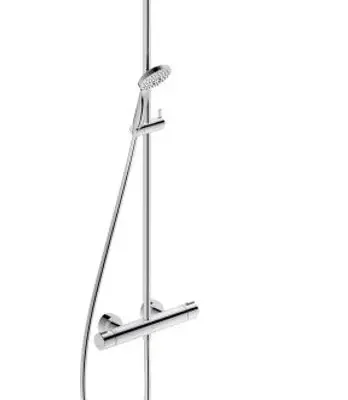 Duravit C.1 - dušas komplekts ar termostata maisītāju, hromēts C14280008010