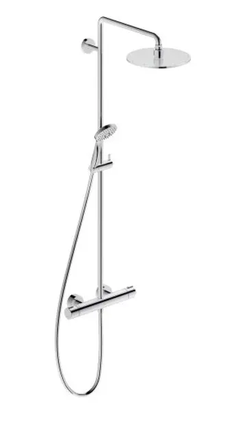 Duravit C.1 - dušas komplekts ar termostata maisītāju, hromēts C14280008010
