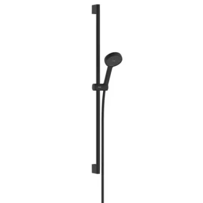 Hansgrohe Activera Select S - rokas dušas, stieņa un šļūtenes komplekts, 2 strūklas veidi, EcoSmart, matēti melns 28046670