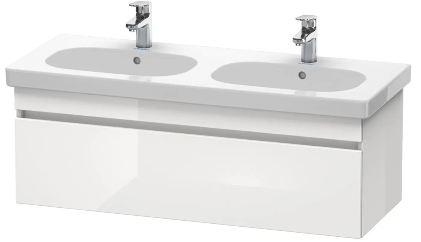 Duravit DuraStyle - izlietnes skapītis 40x115x45 cm, ar 1 atvilktni, balts spīdīgs DS638602222