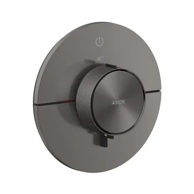 Axor ShowerSelect ID - zemapmetuma termostata maisītājs, hroms melns birstēts 36756340