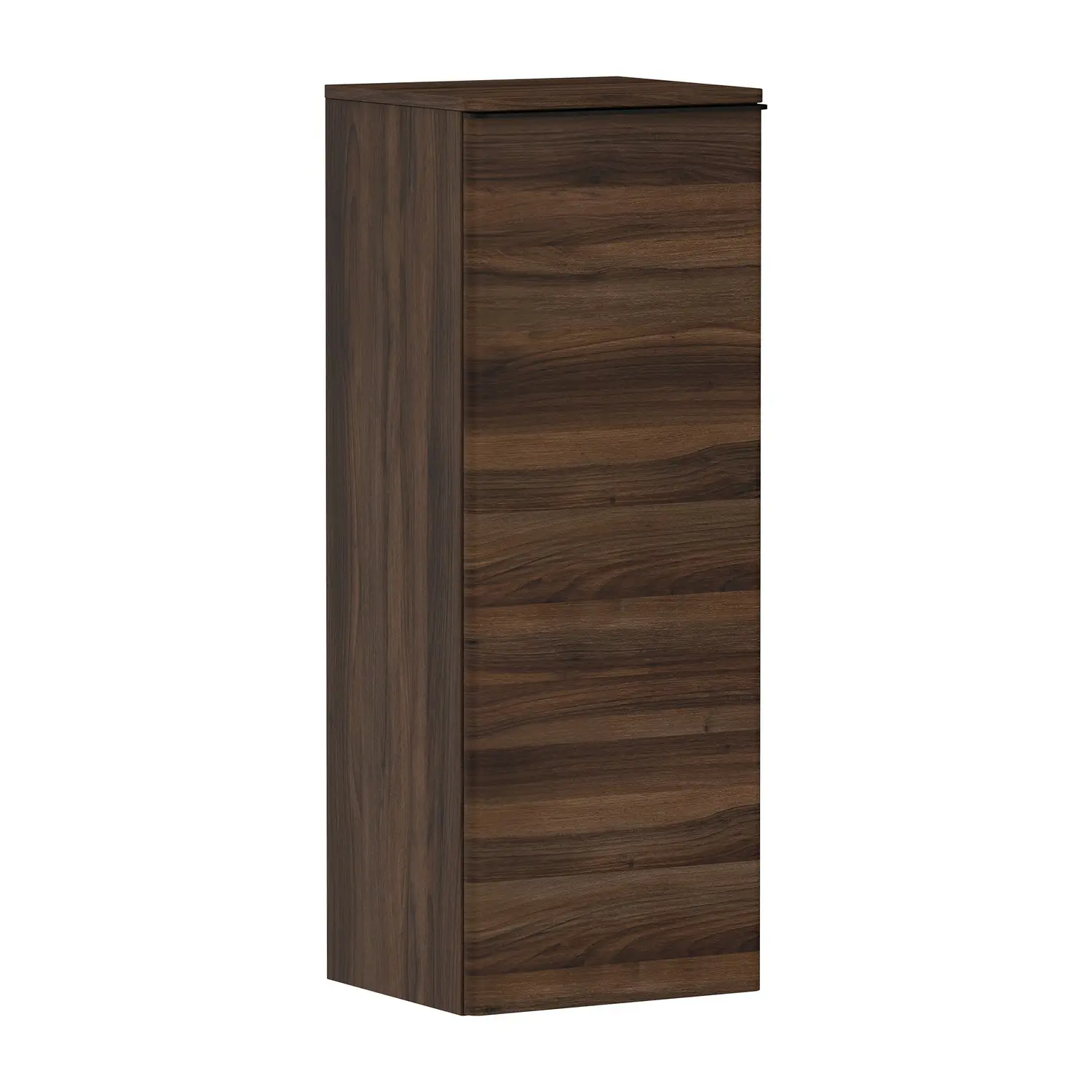 Hansgrohe Xelu Q - sānu skapis 40x107x35 cm, 1 durvis, eņģes kreisajā pusē, tumšs valrieksts/matēti melns 54130670