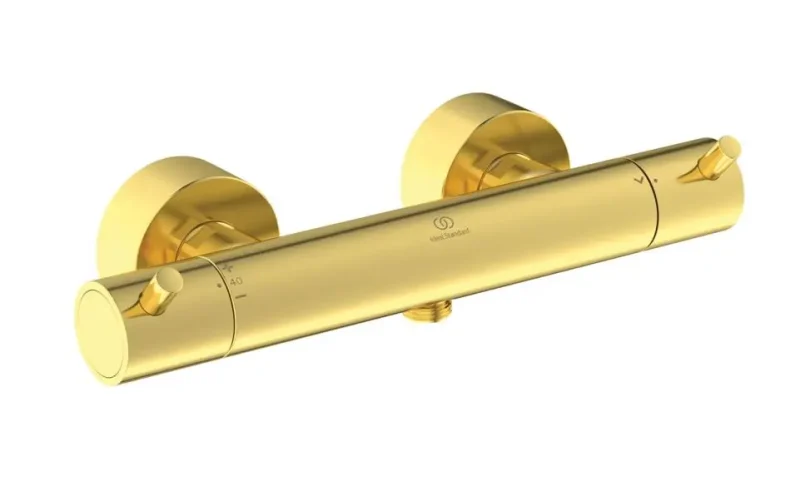 Ideal Standard CeraTherm - termostata dušas maisītājs, birstēts zelts A7587A2