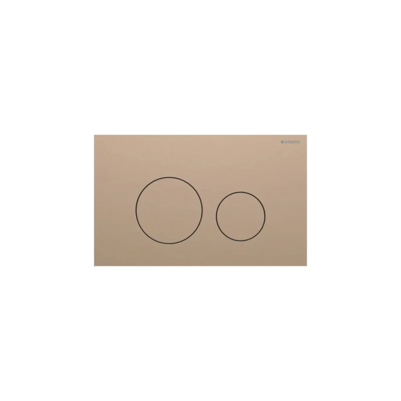 Geberit Sigma40 - WC vadības plate, easy to clean, birstēts sarkanzelts 115.628.QB.1