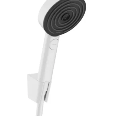 Hansgrohe Pulsify Select - dušas komplekts, 3 strūklas, ar turētāju un šļūteni 125 cm, 
balts matēts 24302700