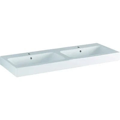Geberit iCon - dubultizlietne 120x49 cm, ar KeraTect, balta 124120600