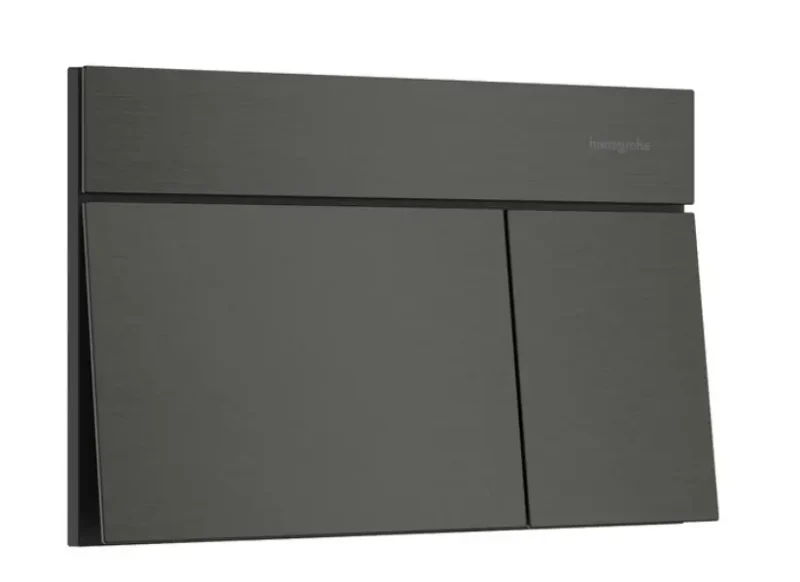 Hansgrohe iFrame Element E - WC vadības plate, hroms melns birstēts 66003340