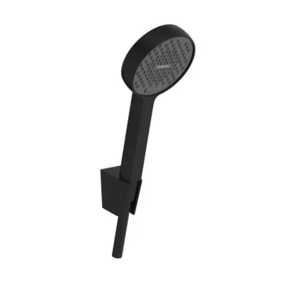 Hansgrohe Activera Select S - rokas duša, turētājs un šļūtenes komplekts, 2 strūklu veidi, EcoSmart, matēti melns 28052670
