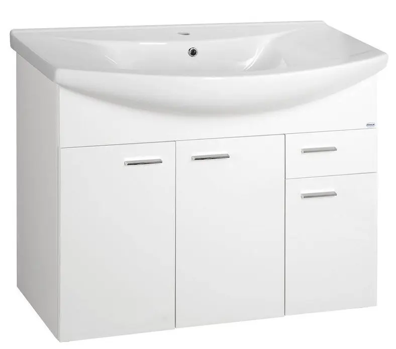 Aqualine Zoja - izlietnes skapītis 93x74x35 cm, balts 51094A