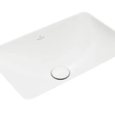 Villeroy & Boch Loop&Friends - zemvirsmas izlietne, 45x28 cm, bez pārplūdes, CeramicPlus, Alpu balts 4A5601R1